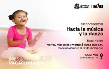 Corredores hacia la música y la danza (4 años de edad)